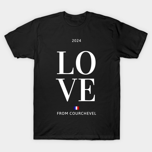 Love from Courchevel T-Shirt by la chataigne qui vole ⭐⭐⭐⭐⭐